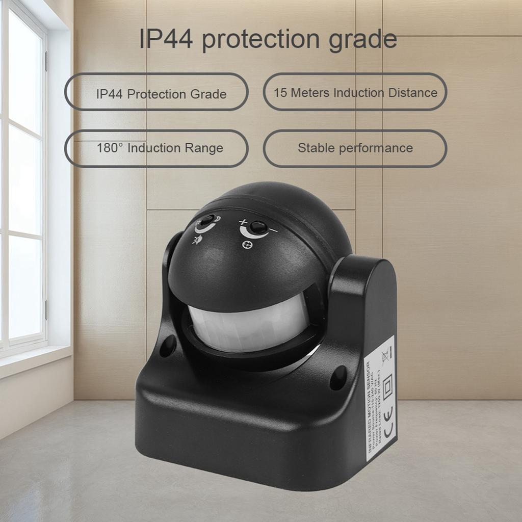 TS A110 Infrared Sensor Switch Waterproof Dust Proof IR Motion Inductive Switch Black