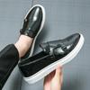 Fashion Classic Retro Style Men's Casual Shoes Business Dating Wedding Party Formal Driving Shoes Leather Shoes Men Fashion Trends Style