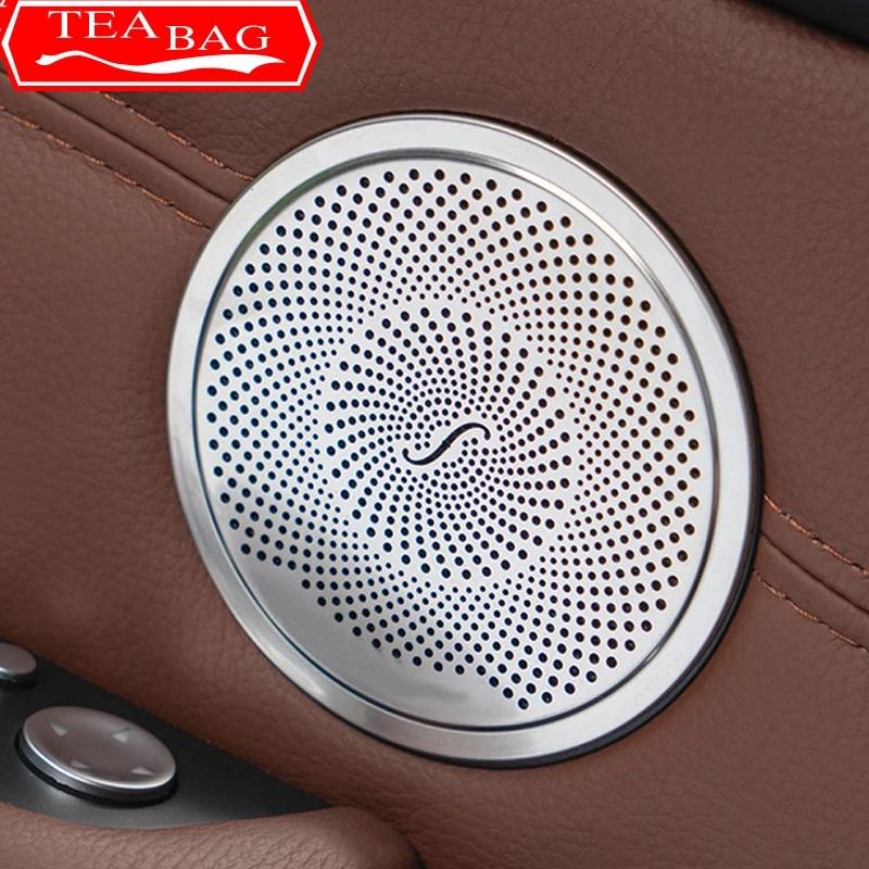 LHD RHD Auto Stereo Lautsprecher Tür Aufkleber Abdeckung Für BMW X5 E70 F15 2008-2018 Edelstahl Trim Auto styling Auto