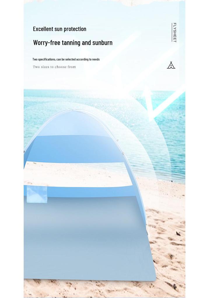 Tragbares Sonnenschutzzelt mit Schnellöffnung – Leicht, faltbar und familienfreundlich für Strand und Camping
