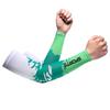Is Silke Ærme Solbeskyttelse Manchet UV Solbeskyttelse Armærmer Anti-Slip Mænd Kvinder Lange Handsker Udendørs Kølig Sport Cykling Visir