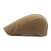 Woolen Hat Women's Autumn Winter Beret Peaked Cap Retro Paintsman's Hat Men's Solid Color Forward Hat