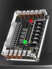 12-Port USB 3A 3.3V 5V 12V -12V Output 24Pin ATX Power Supply Breakout Board with Acrylic Case Kit Power Module for Computer PC