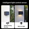LED Solar Garden Light Outdoor Waterproof Lighting Angle Adjusted Wall Lamp Balcony Stair Fence Energy-saving Sunlight Lamps