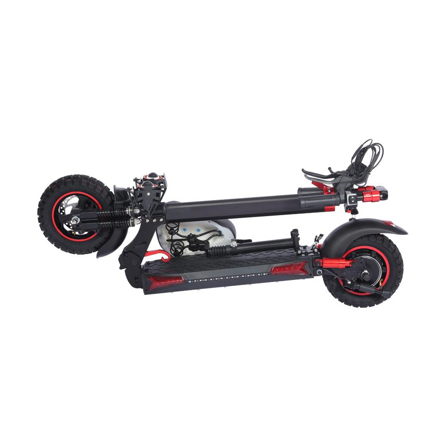 Upgraded Model 1200W 48V 18AH Electric Scooters With USB Charger EU USA Warehouse Foldable with 11inch Off-road Tires 45km/h