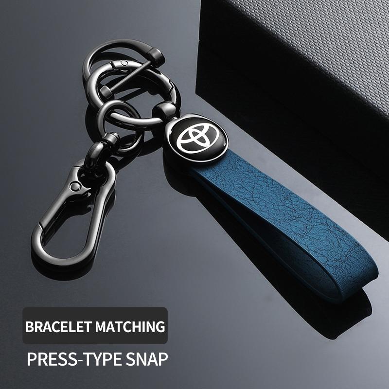 

Leather Car Key Case Fob Cover Shell for Toyota Sienna RAV4 VENZA Mirai Hybrid Alphard PREVIA Vellfire Protector Accessories