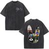 Rapper Bad Bunny Album Cover Print Tshirt Debi Tirar Mas Fotos Dtmf Washed Vintage High Quality T Shirt Men Wome Y2k Hip Hoptop