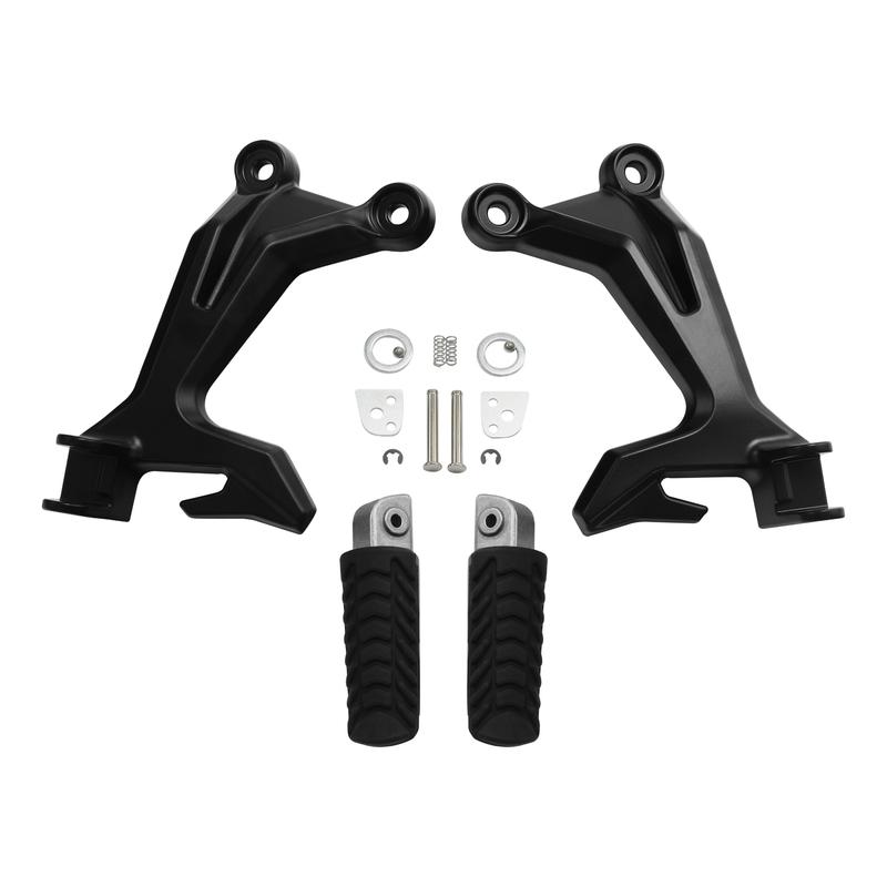 Rear Passenger Footrests Footpegs Brackets For Kawasaki Z650 Ninja 650 2017-2025 Motorcycle