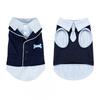 Pet Dog Formal Suit Set With Tie Vest Shirt Top Casual Cotton Outfit Small To Large Breeds