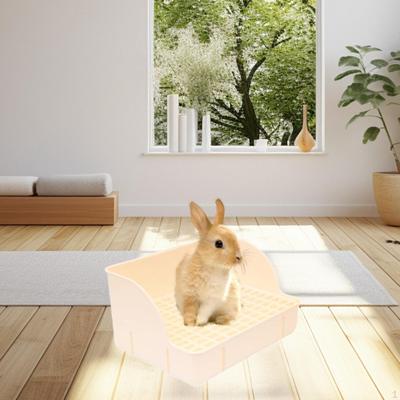 Käfig Katzentoilette für Kleintiere, Haustiertoilette Frettchen