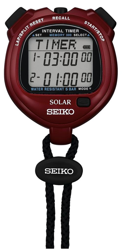 Seiko SOLER INTERVAL TIMER SVAJ103 (Power Red)