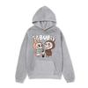 Unisex Anime Labubu Hoodie - Cozy Velvet Sweatshirt for Autumn/Winter