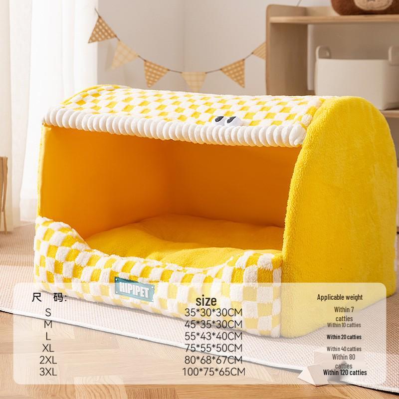 Autumn & Winter Deep Sleep Pet Bed for Large Dogs & Cats