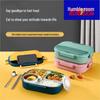 Qianxing 304 Stainless Steel Divided Portable Lunch Box