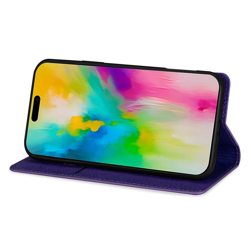 For iPhone 17 Air Case Glittery PU Leather+TPU Card Slot Phone Cover