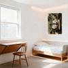 Sexy Blonde Braid Woman Vintage Outdoor Military-Inspired Camouflage Tin Sign for Bar Home Wall Decor Metal Poster 8x12 Inch