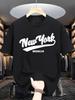 New York Brooklyn Cursive Script Graphic Tee for Unisex Breathable 100 Cotton Perfect Summer Streetwear Trendy Urban City Style