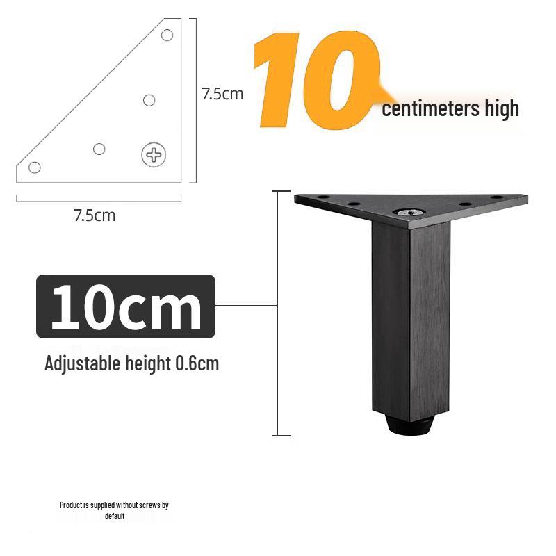 Triangular Aluminum Alloy Adjustable Sofa and Cabinet Legs