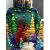 XS-6XL A Variety of Optional 2025 Latest Christmas Abstract Print Casual Outerwear Sweater
