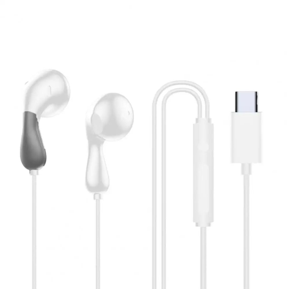 HD Mic Hifi Stereo Headset Noise Reduction Type C&3.5mm Earphones Wired Headphones  Mobile Phone