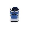 Dětské tenisky Air Jordan 1 Mid SE PS Signal Blue Bílé Černé BQ6932-402