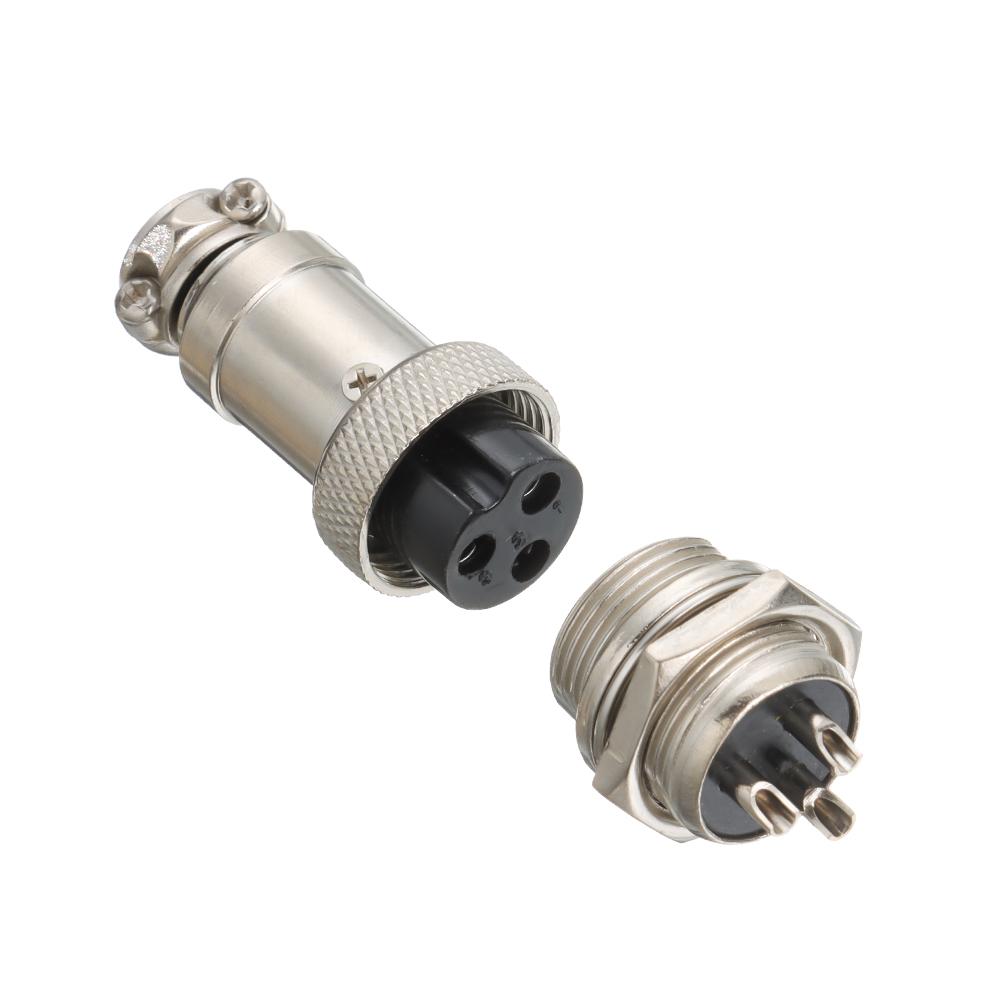 Accessories Mount Panel Aviation Plug M16 Male / Female Cable Connector GX16