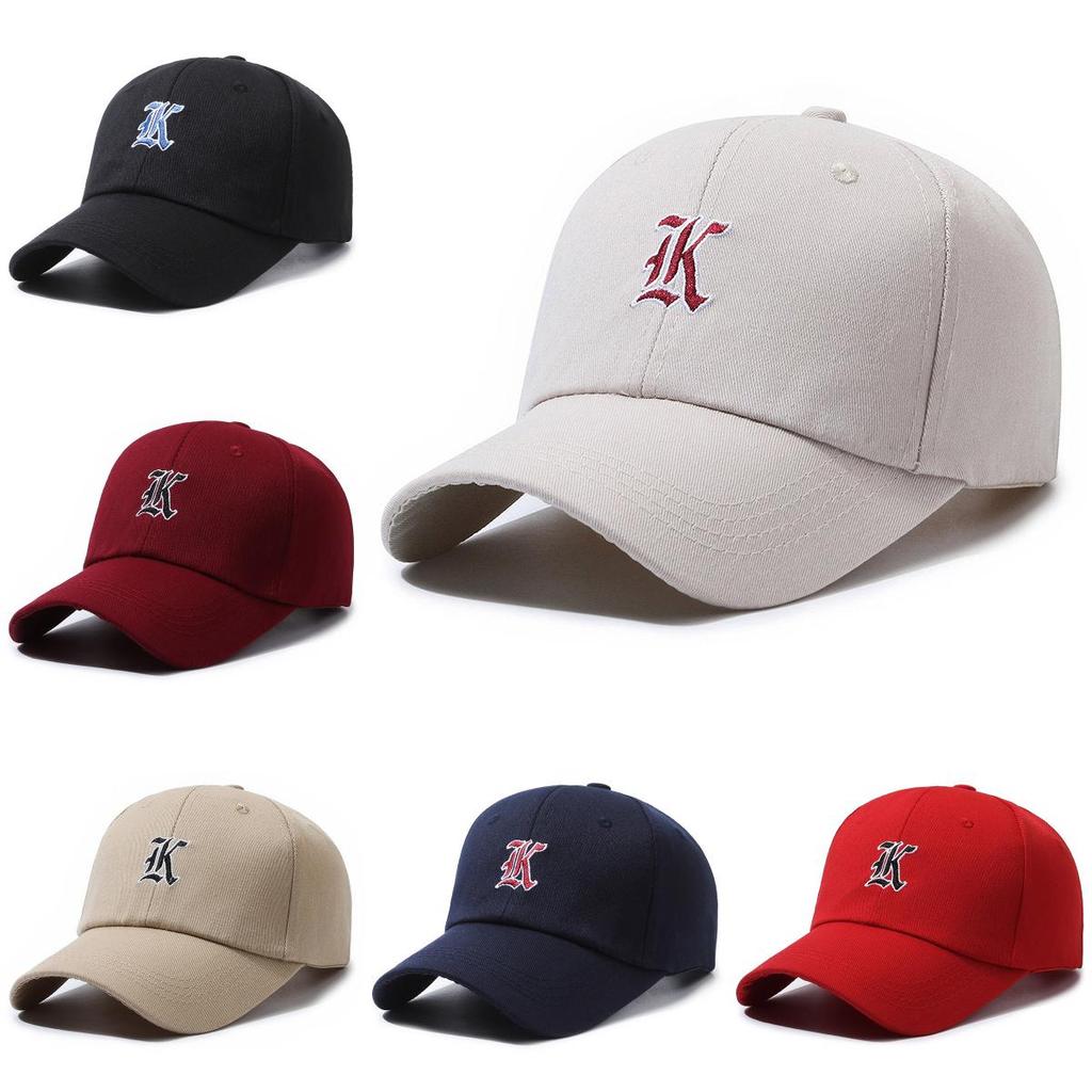 Embroidery Baseball Alphabet Cap Trendy Casual Hat Adjustable Sun Protection