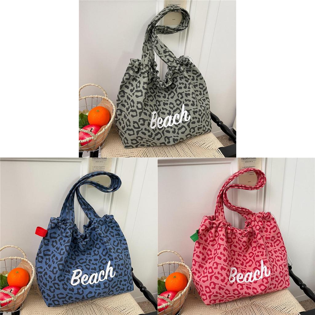 Urban Leopard Print Bag For Women With Large Capacity Casual Shoulder Bag