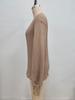 2025 Autumn/Winter Casual Knit Sweater Hoodie - Long Sleeve, Round Neck, Solid Color