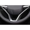 For Cadillac XT6 2020-22 Carbon Fiber Car Steering Wheel U Type Cover Trim 3PCS