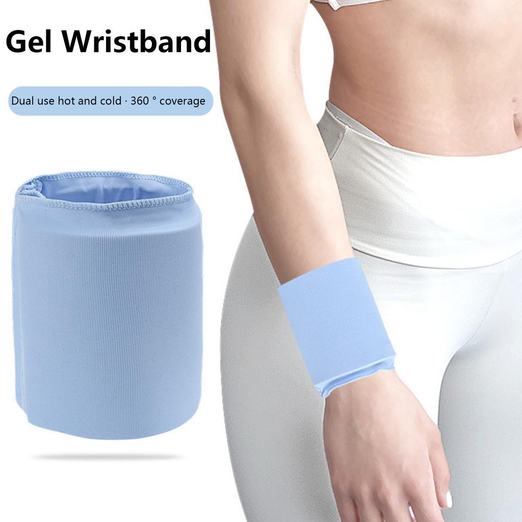 Wrist Brace Wrist and Ankle Ice Wrap Soft Cold Gel Wrist Wrap Waterproof Wrist Gel Brace for Sports Injuries Swelling Bruises