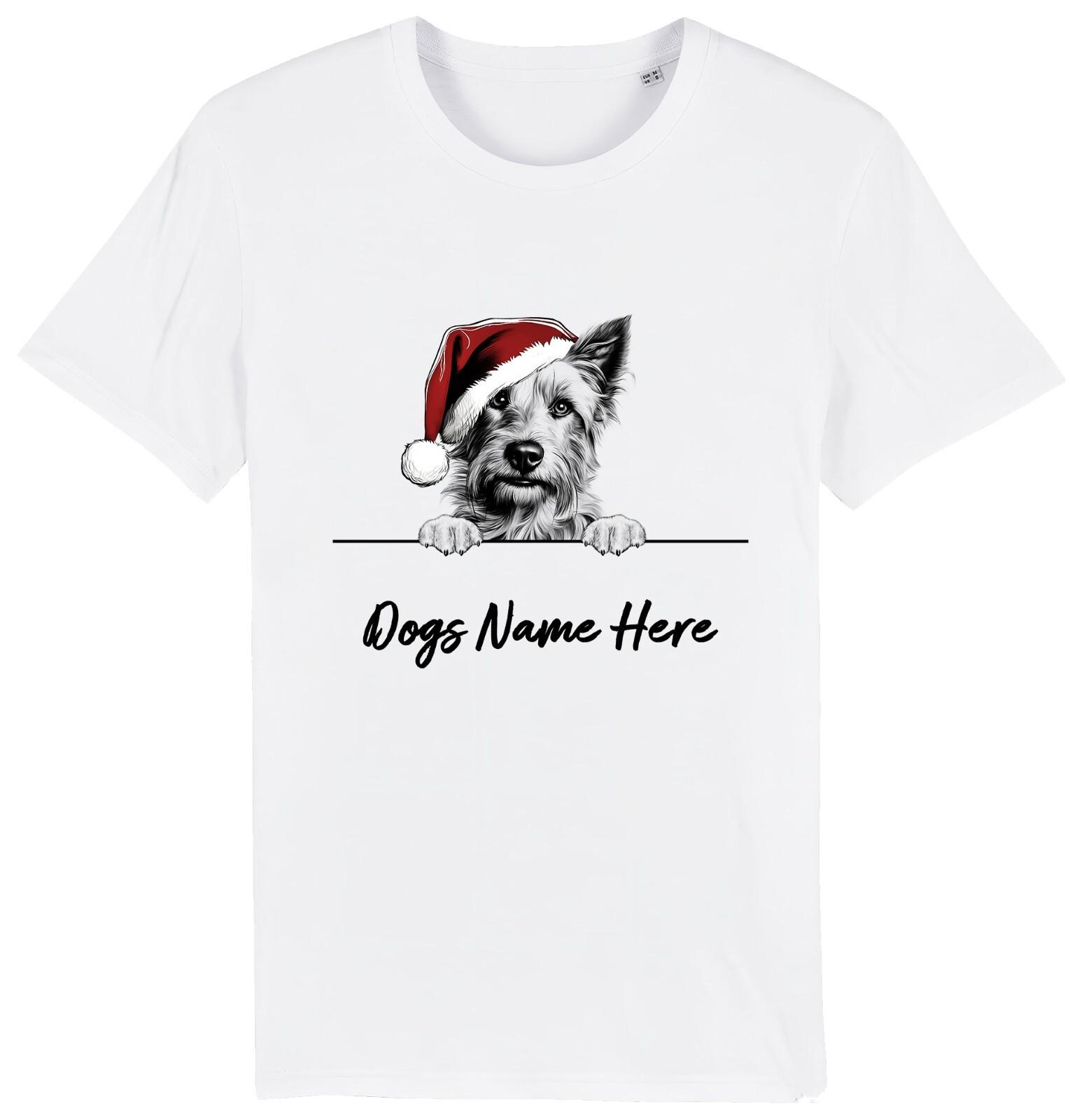 AUSTRALIAN TERRIER Personalised Christmas Dog T-Shirt Mens Womens Tees Top Mens Womens Dogs Name 3XL