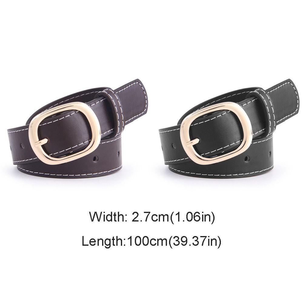 Casual Pin Buckle Waistband Versatile Waist Strap Trouser Dress Belts Waist Decoration