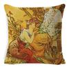 Pillow Ancient Greek Mythology Waist Support Office Sofa Cushion Home Bed Cushion Bedside Backrest