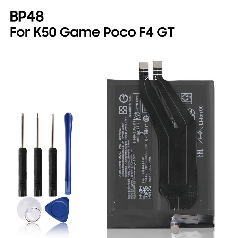 NUOVA Batteria di Ricambio Per Xiaomi Poco F4 GT Redmi K50 Gaming Redmi K50 Pro Redmi K50 Ultra Xiaomi 12T 12T Pro BP48 BM5F BM5E BM5J Batteria Telefono
