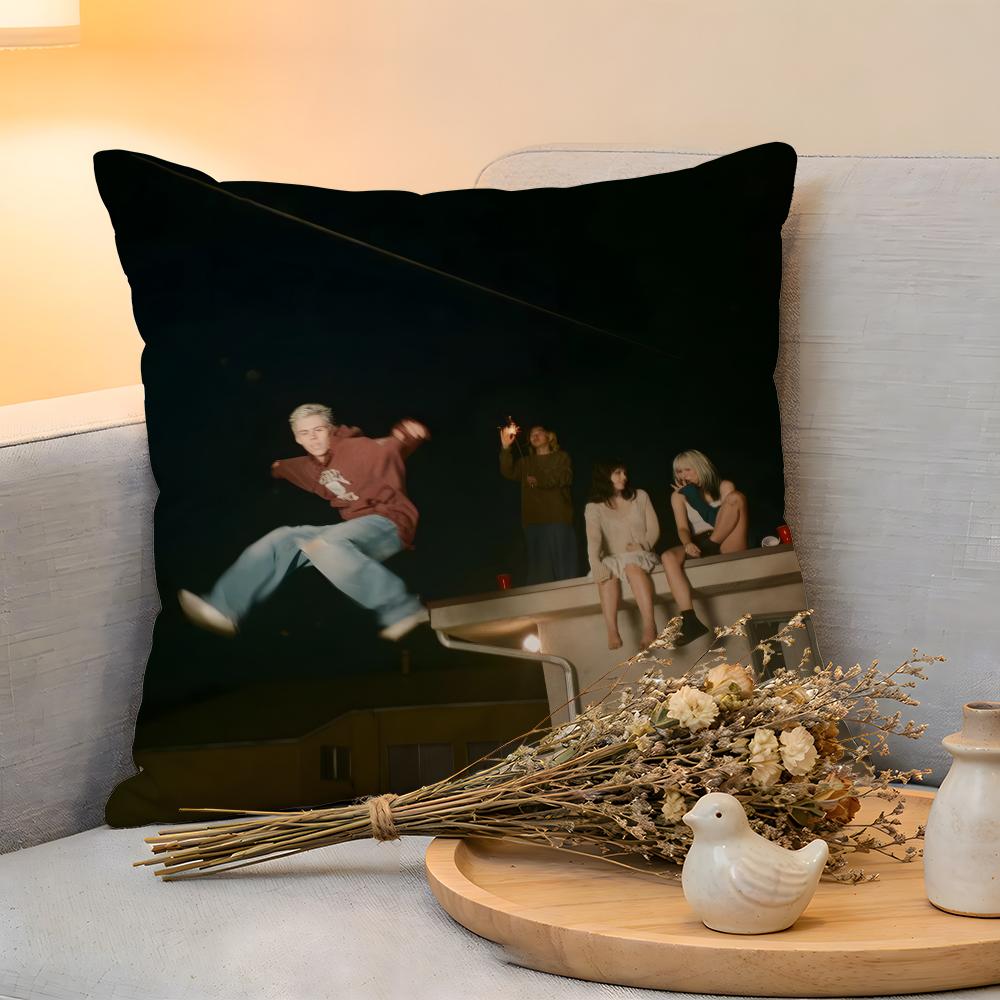 Cushion Cover Linen SkinFriendly Soft Decorative Case For Sofa Home Decor Singer The Kid LAROI Pillow Cover