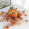 1 Bouquet Fleur Artificielle Décoratif Sans Flétrissement Arrangement Floral Soie Artificielle Plante Fleur Artificielle Décor de Fête