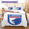 F.C. København Bedding Quilt Set Quilt Cover Pillowcase Home Decoration Birthday Gift (1 * duvet cover + 2 * pillowcase, without core)