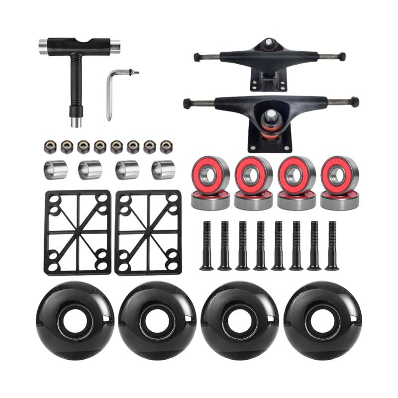 Professional 5Inch Skateboard Bridge Systems Suitable for Double Kick Decks High Strength Aluminum Skateboard Bridge чёрный