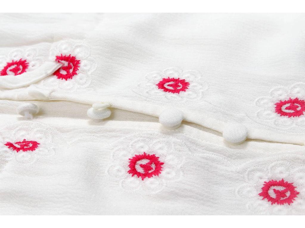 2025 Kwiecista Vintage Haftowana Sukienka Letnia Plażowa z Frędzlami dla Kobiet