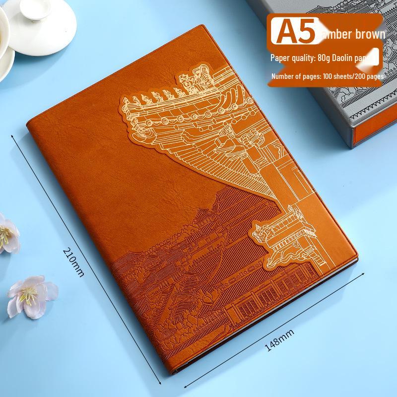 National Dynasty Cultural Custom Logo Notebook Gift Set: Chinese Style Business Souvenir