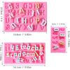 Letters Molds And Numbers Molds, 0-9 Number And 26 Letters Silicone Molds,Fondant Mold Chocolate Molds,Cookie Cutters,For Baking Desserts And Cake