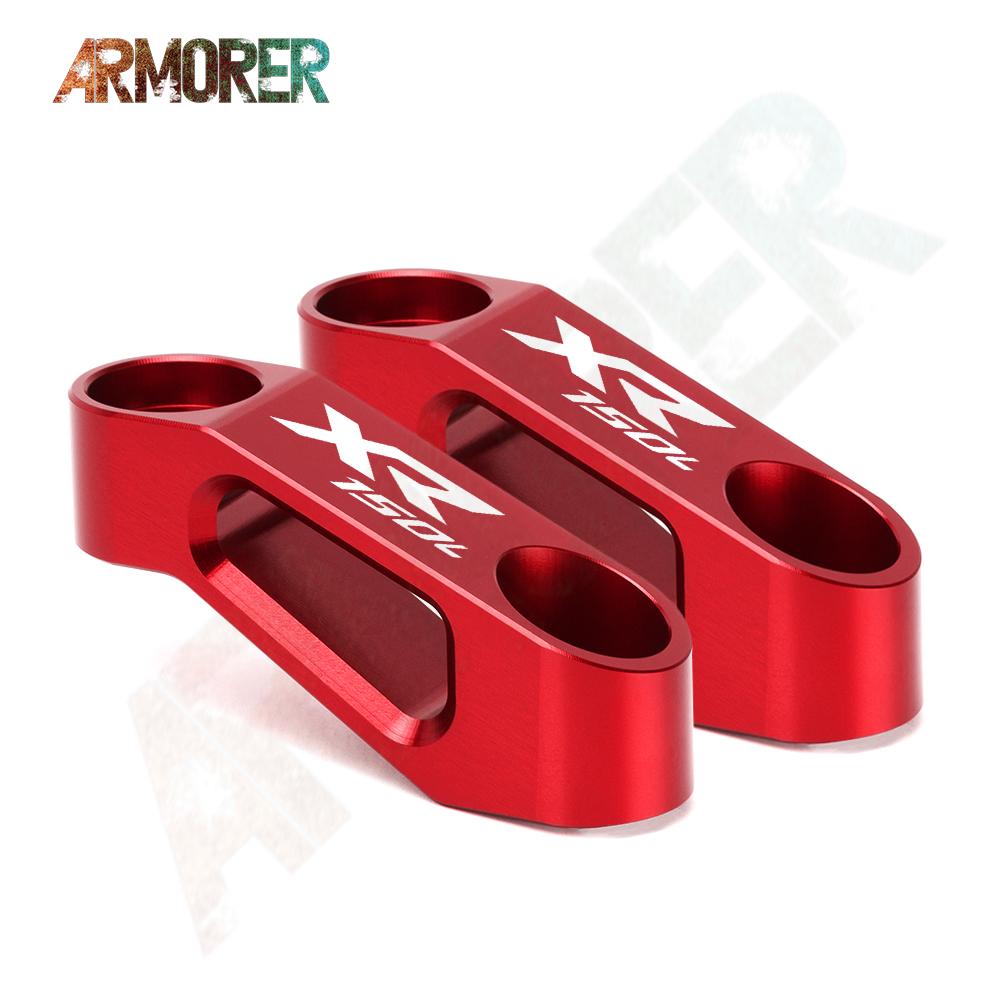 Motocykl zpětná zrcátka prodlužovací nástavec prodlužovací adaptér příslušenství pro honda XR150L XR 150L XR650L XR 650L XR650 L XR125