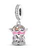 New 925 Silver Cosmic Star Moon Charms Pendants For Women Fit Bracelet DIY Jewelry Gifts
