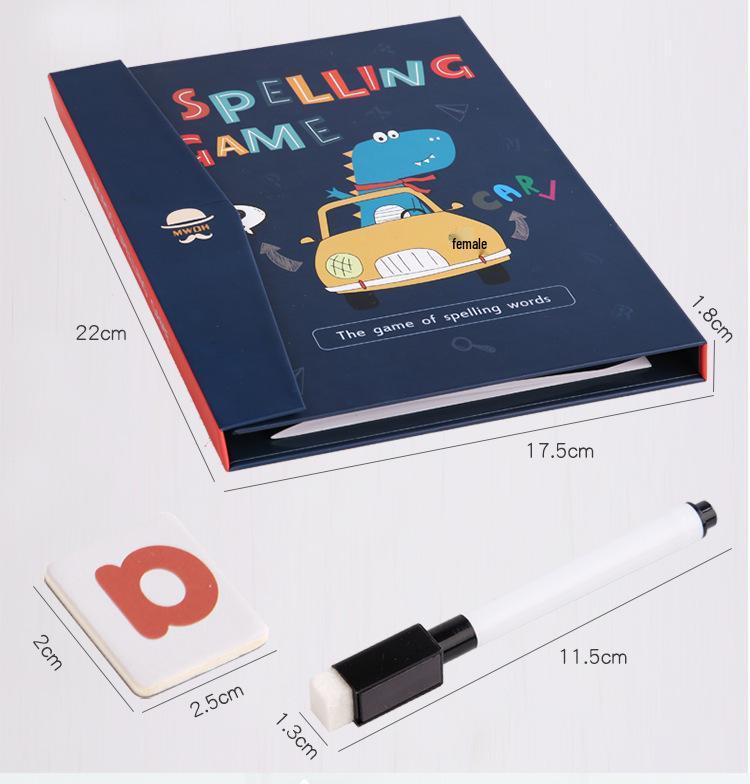Children s Magnetic Alphabet & Word Spelling Educational Toy