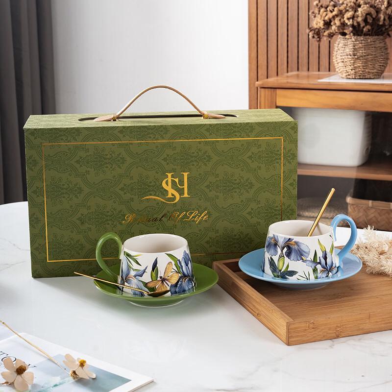 Shangqi Ceramic Coffee Cup & Saucer Set