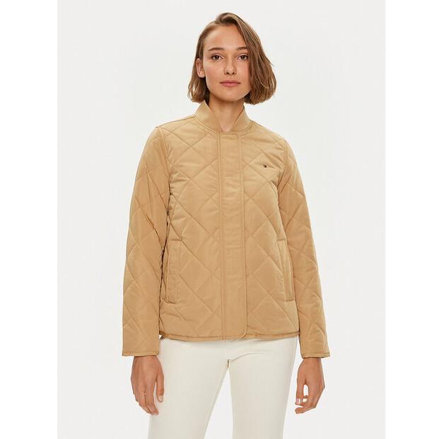 

Демисезонная куртка Tommy Hilfiger WW0WW42376 бежевого цвета, стандартного кроя S