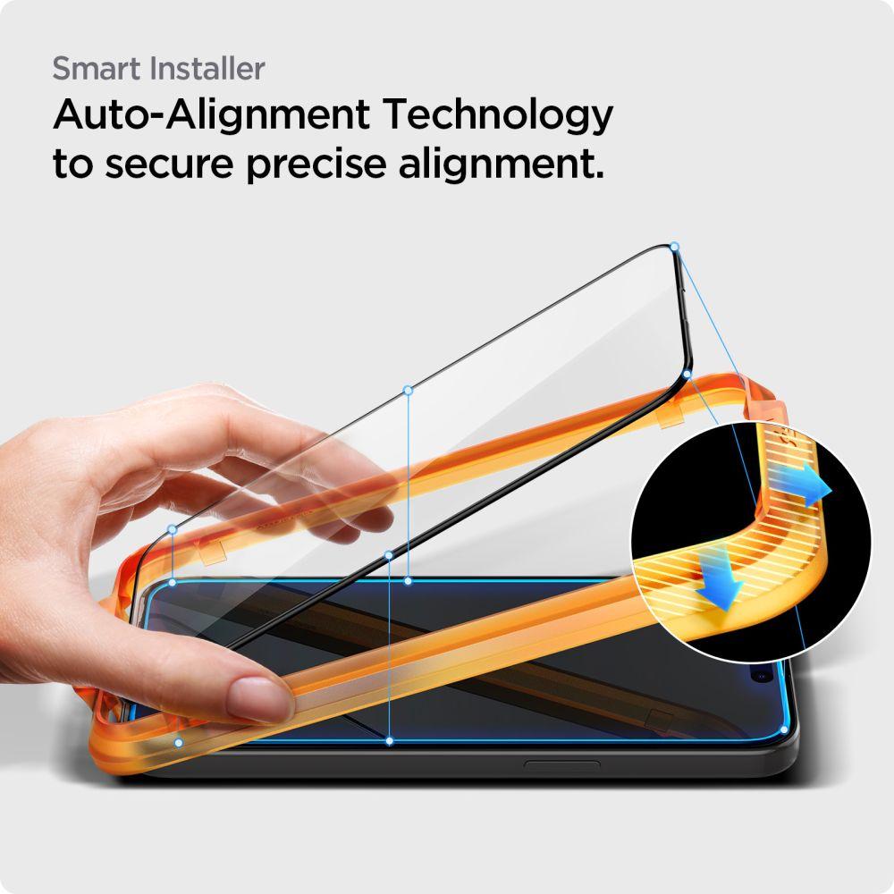 Szkło Hartowane Spigen Alm Glass Fc 2-Pack Iphone 15 Pro Black