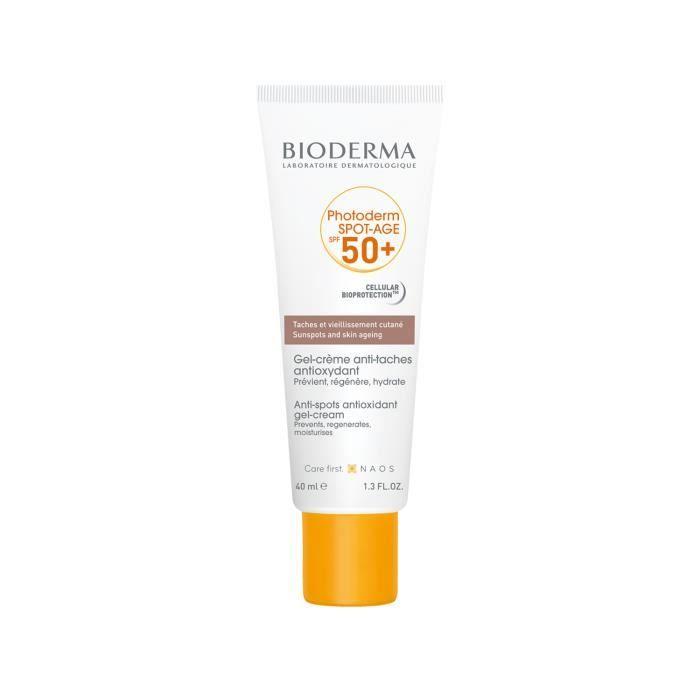 Crème Solaire - Bioderma - Photoderm Spot-Age - Antioxydant - Peaux Hyperpigmentées - SPF50+ 40ml