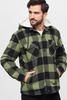Winter Jacket Brandit Lumberjacket Hooded Black/olive